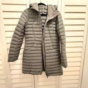 Lululemon long pack it down jacket